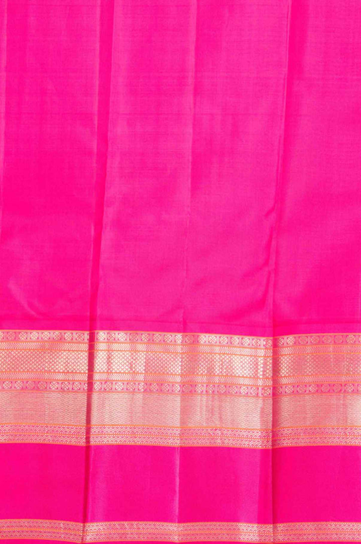 Offwhite and Pink Aayiram Butta Silk Saree