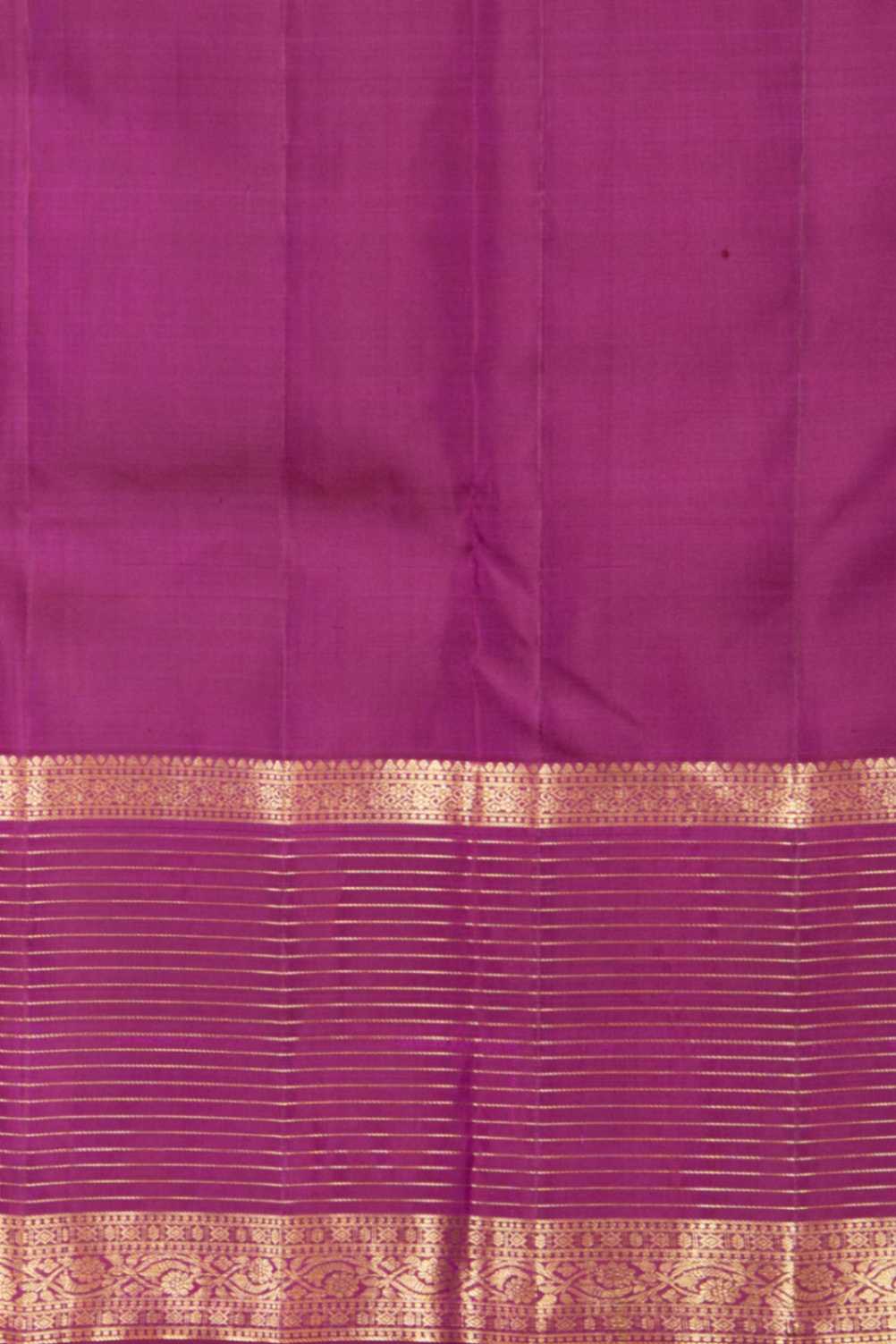 Jam purple adukku pettu pure silk saree