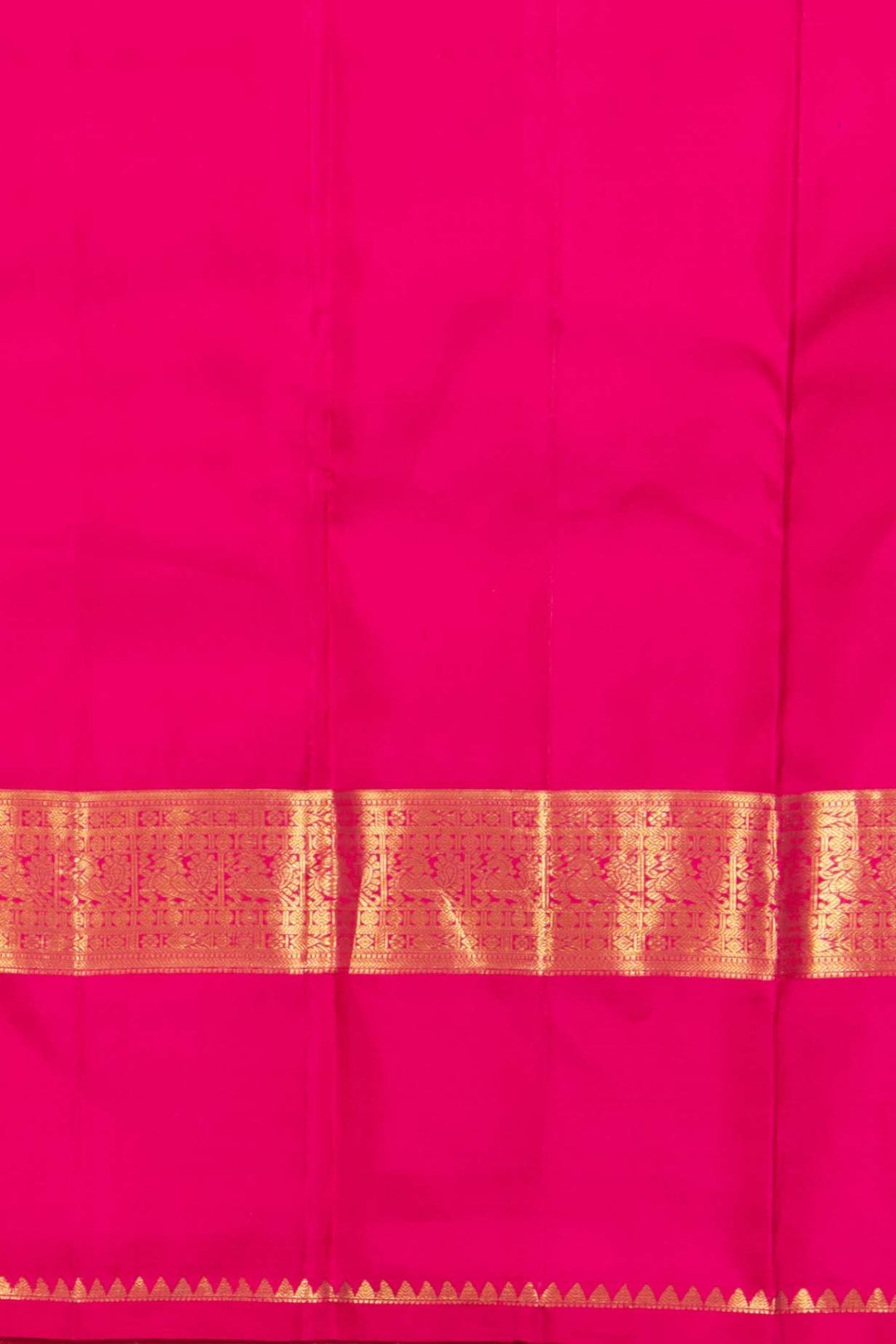 Dual tone purple and pink kanchi silk saree