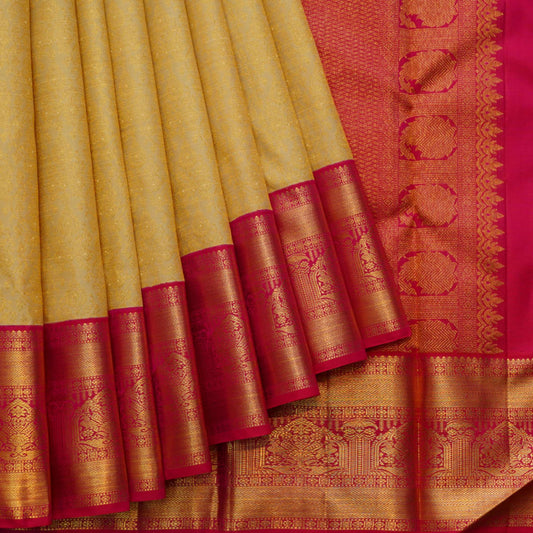 Gold kanchipuram saree