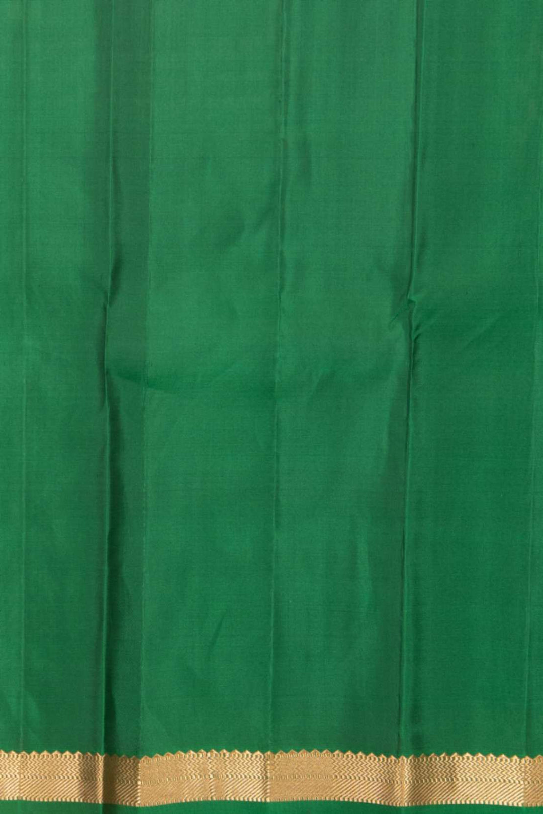 Forest green kanjivaram silk saree