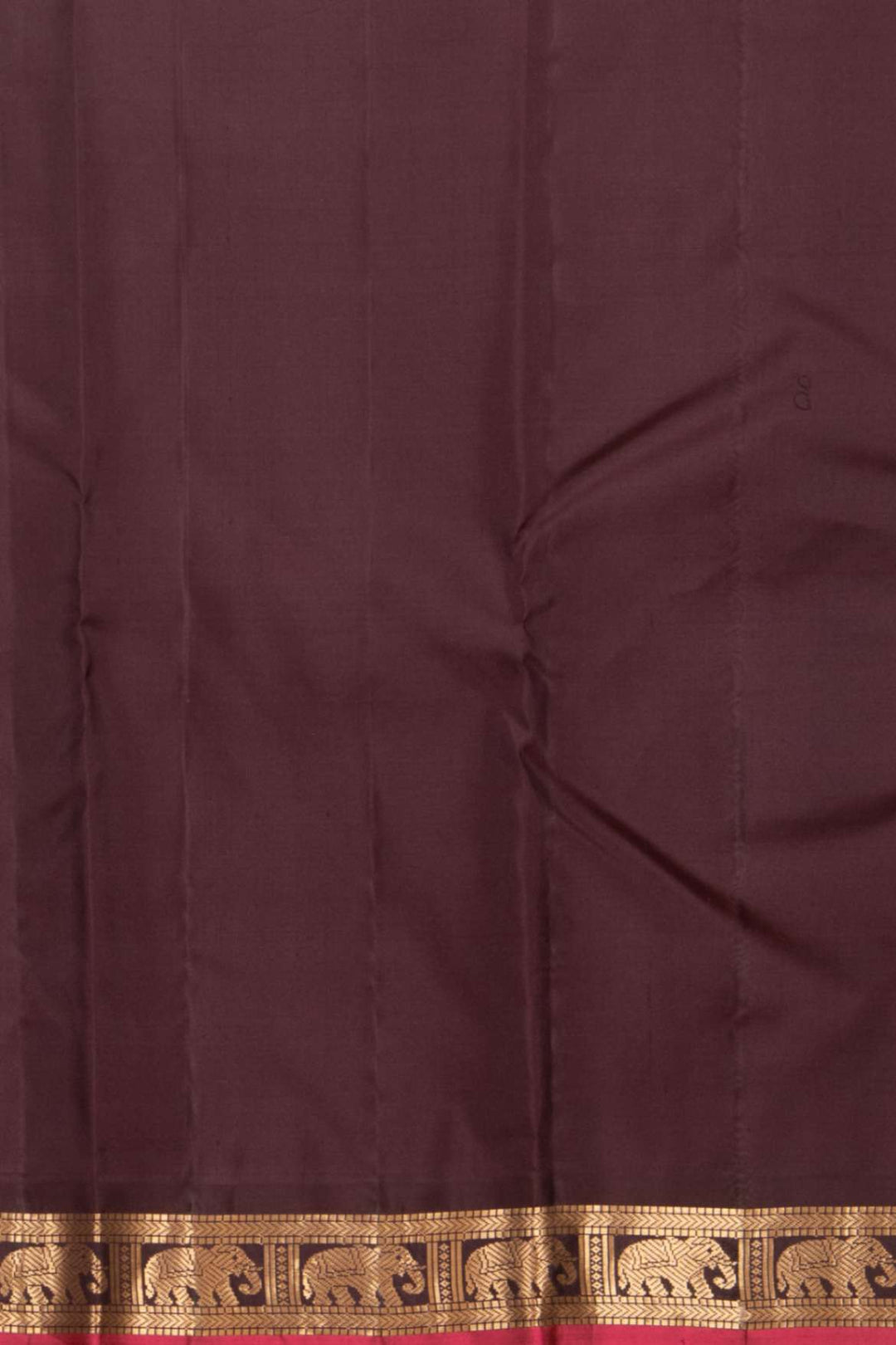 Vendhayam green korvai silk saree
