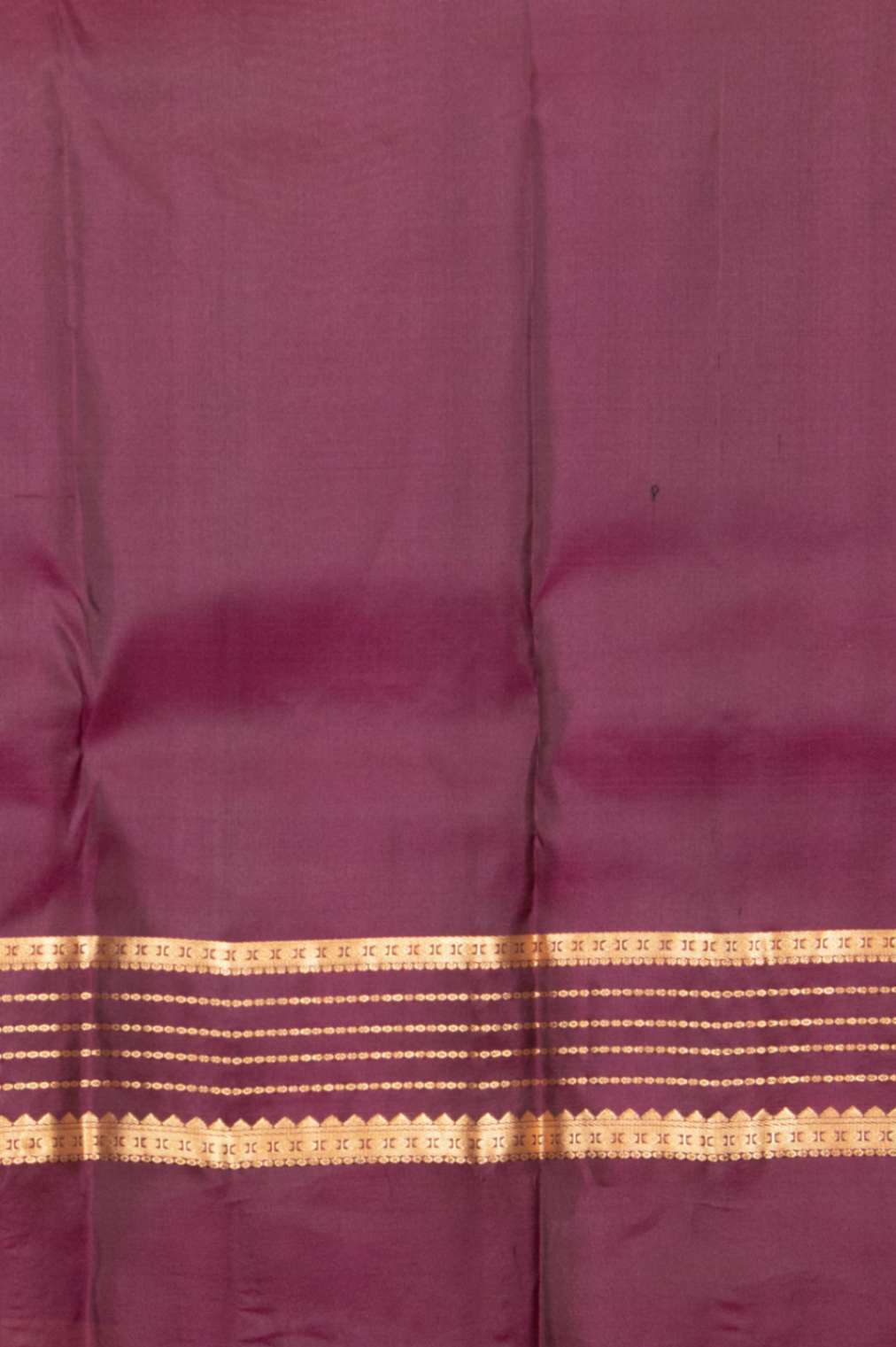 Grey and purple adukku pettu silk saree