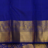 Blue colour silk saree