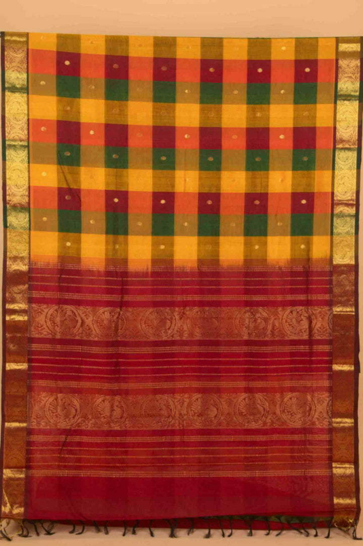 Palum pazhamum silk cotton saree
