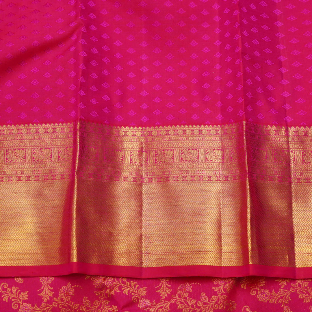 Pink silk saree