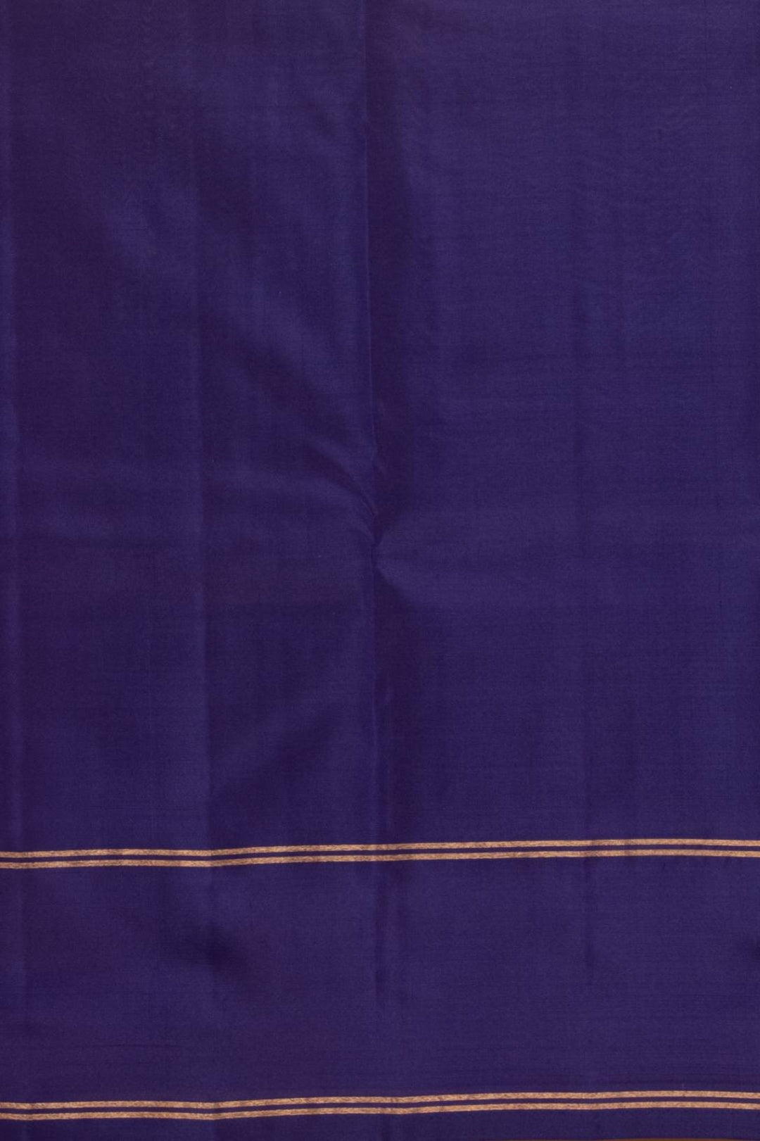 Midnight blue retta pettu pure silk saree