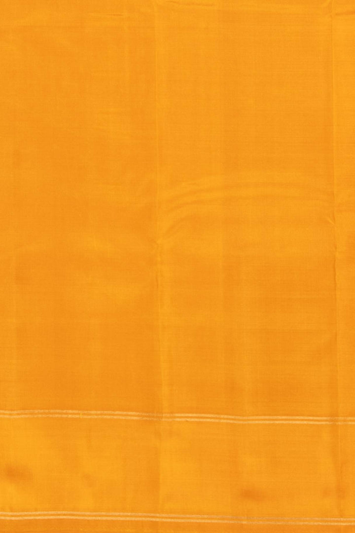 Bumblebee yellow retta pettu pure silk saree