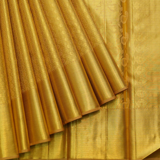 Golden tissue silk saree