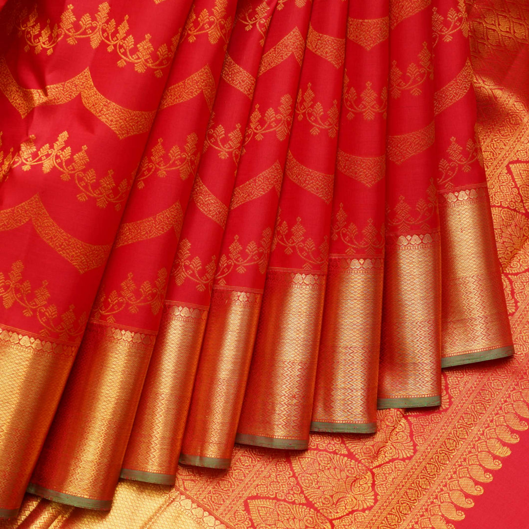 Red pattu saree