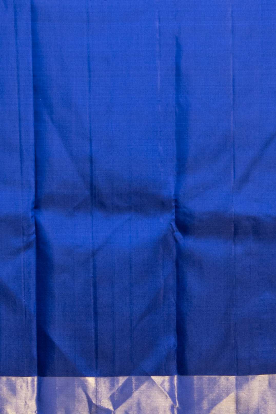 Admiral blue designer silk saree