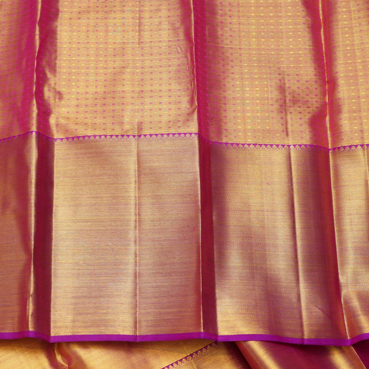Purple kanjivaram saree