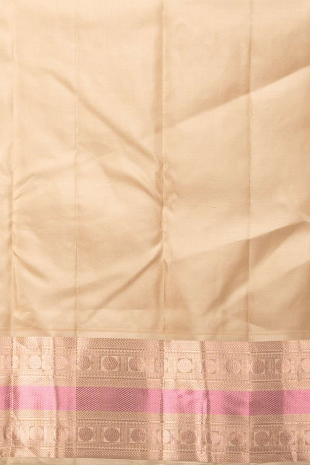 Purple and sage green pure silk saree
