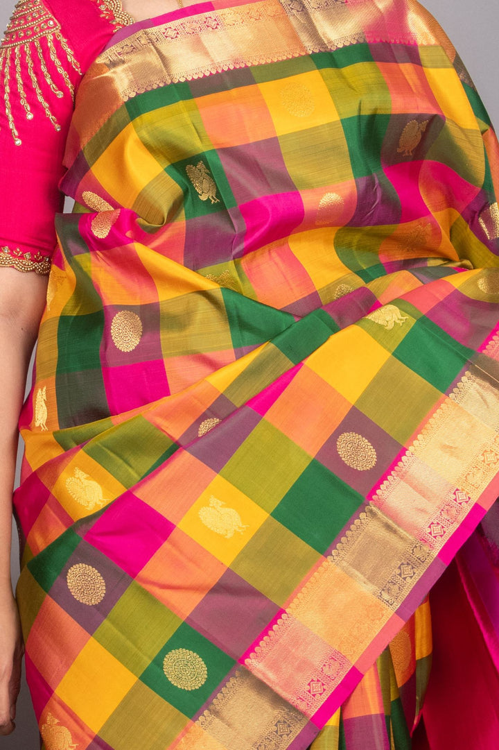 Traditional palum pazhamum silk saree