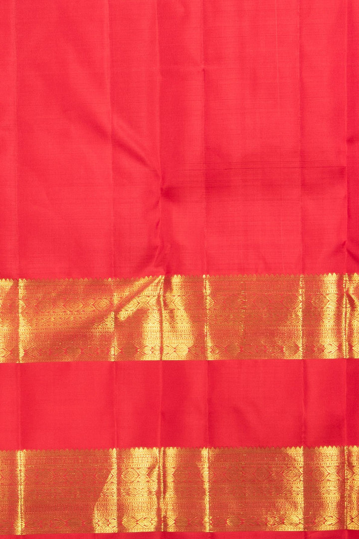 Maroon and red vairaoosi silk saree