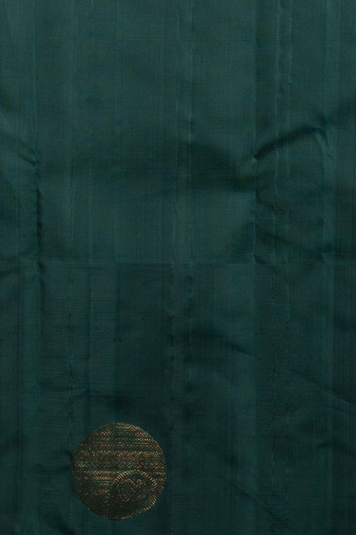 Pink and green designer kanjivaram silk saree