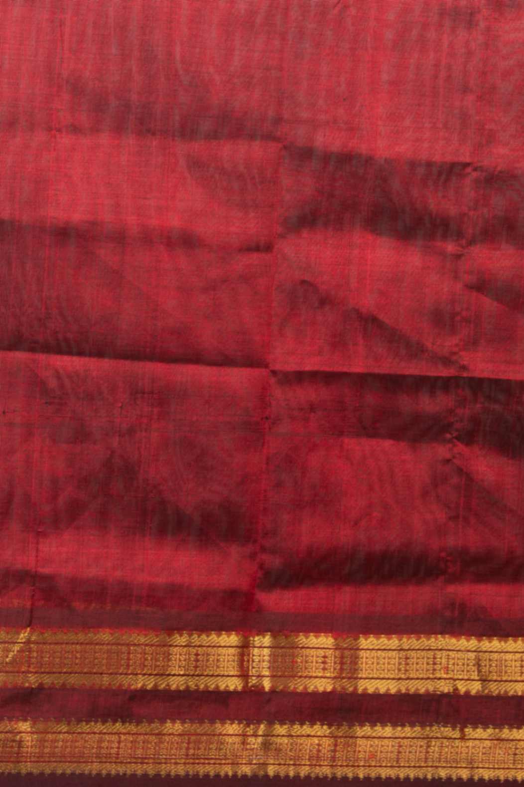 Palum pazhamum retta pettu silk cotton saree