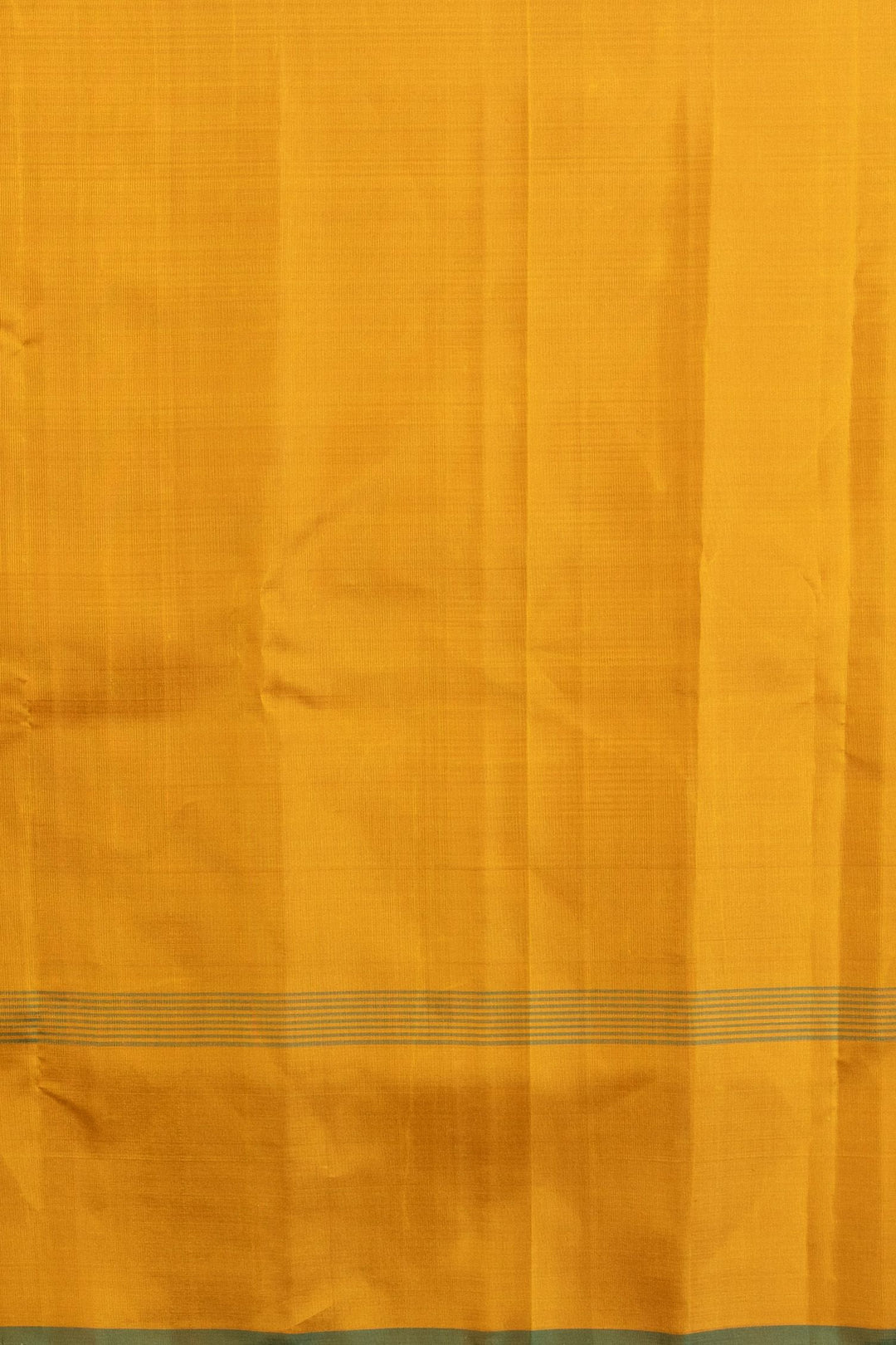 Offwhite and Mustard zero zari kanjivaram silk saree