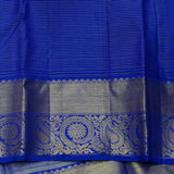 Blue silk saree