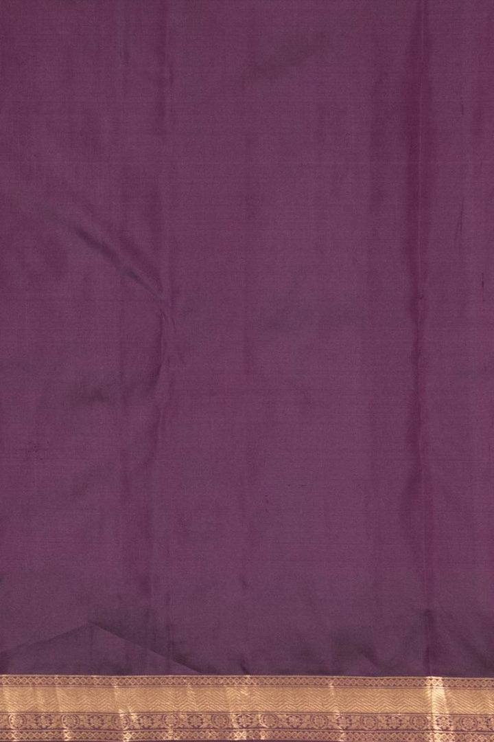 Grape purple butta silk saree