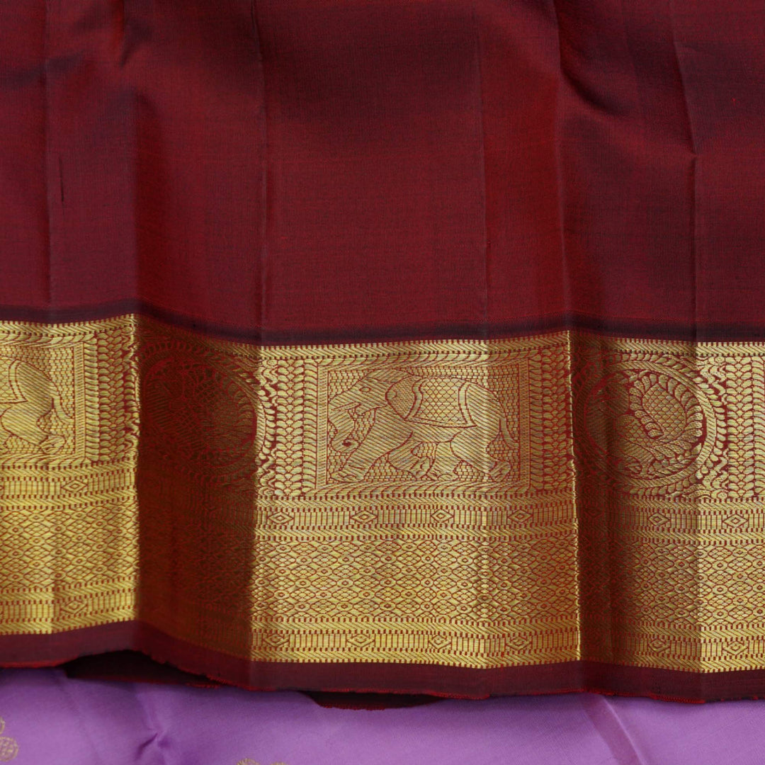 Pink colour silk saree