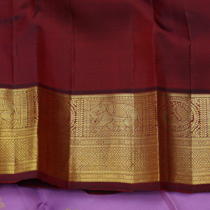 Pink colour silk saree