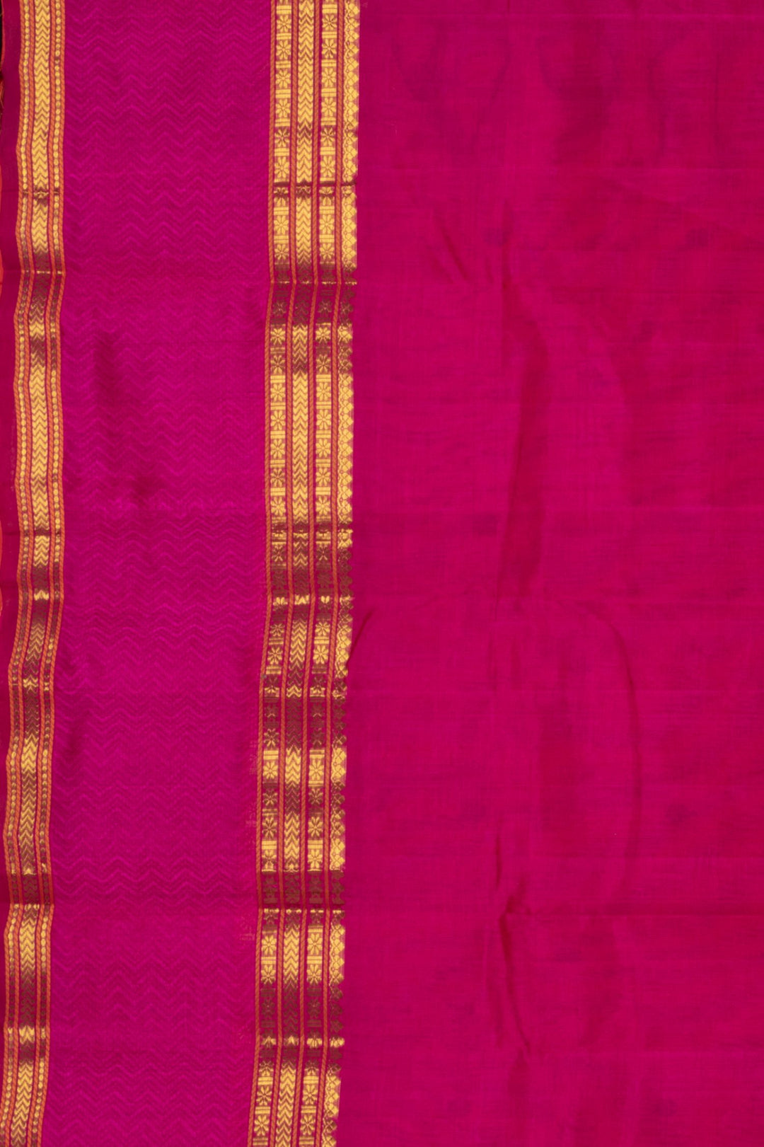 Pink kanchi silk cotton saree