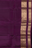 Mehendi green and purple pure touch silk saree