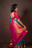 Sky Blue Silk Saree