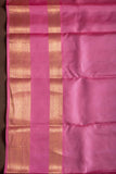 Blue and pink korvai pure silk saree