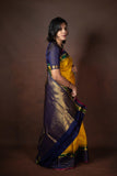 Yellow Kanjivaram Saree