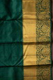 Dark Green Kanjivaram Silk Saree