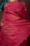 Plum Kanjivaram Silk Saree