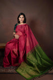 Plum Kanjivaram Silk Saree