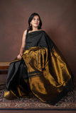 Black Kanjivaram Saree