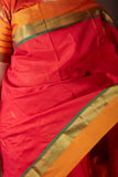 Red silk saree