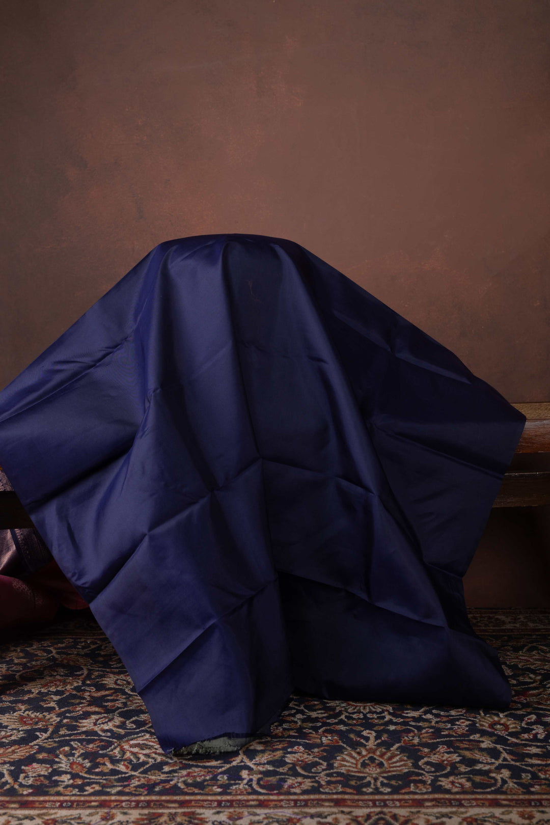 Peach pure silk saree