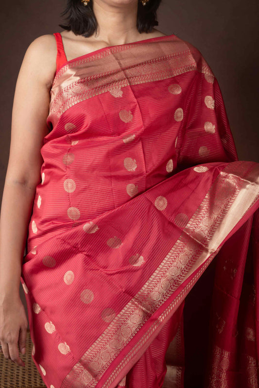 Red Traditional Kanjivaram Silk Saree