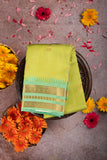 Golden Green Pure Touch Silk Saree