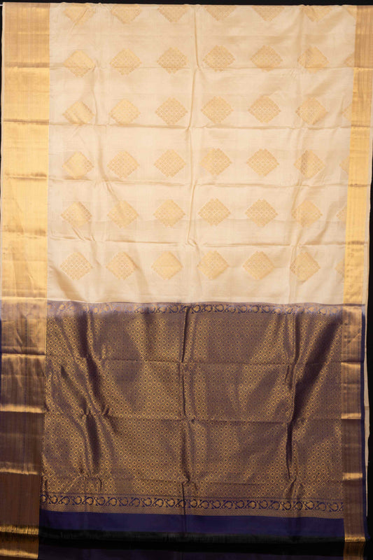 Beige Pure Touch Silk Saree