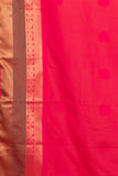 Grey and pink turning semi silk saree