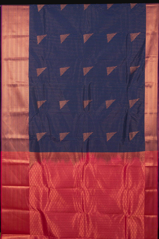 Blue Semi Silk Saree