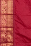 Dual Tone Orange Korvai Semi Silk Saree