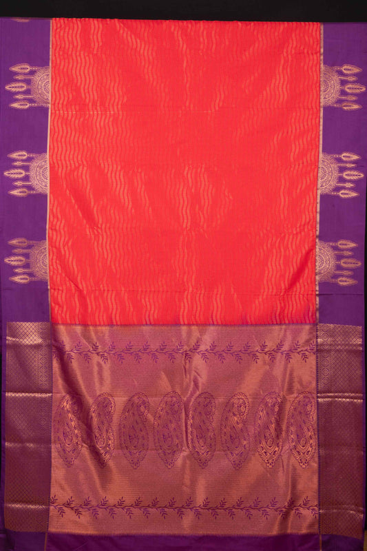 Red Rich Semi Silk Saree