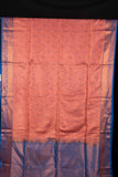 Onion pink brocade semi soft silk saree