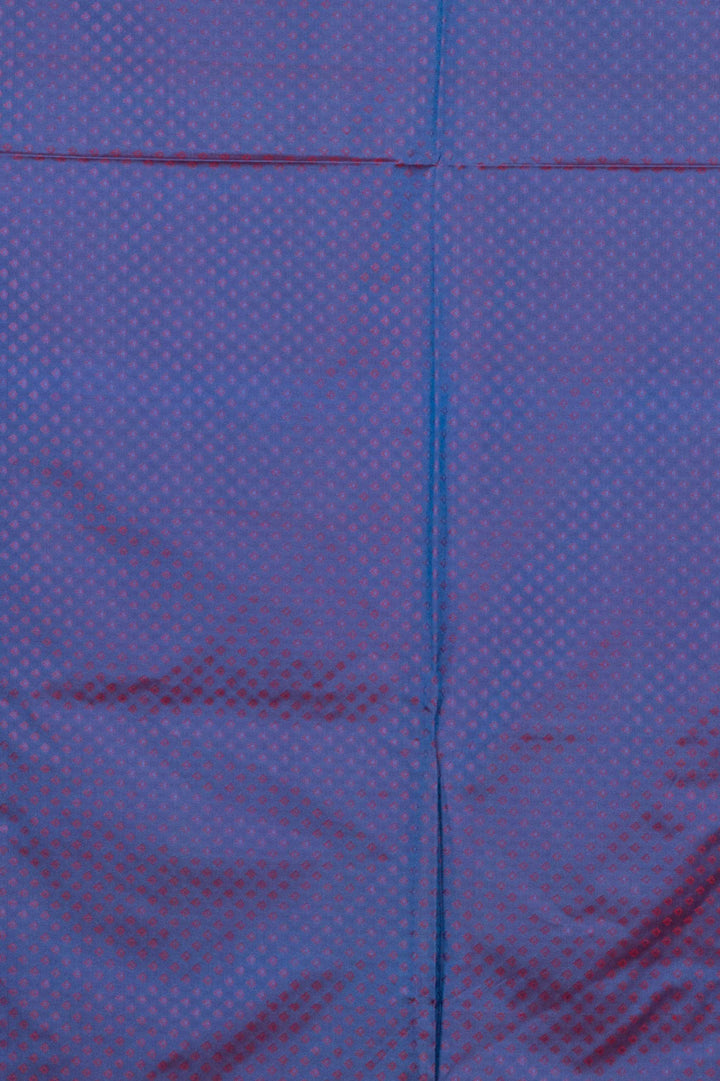 Maroon Small Border Semi Soft Silk Saree