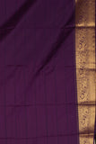 Pink and purple semi silk saree