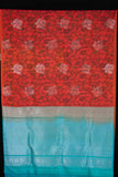 Orange Semi Soft Silk Saree