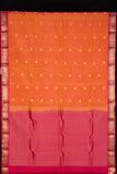 Orange Korvai Pure Touch Silk Saree
