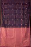 Jamun purple semi soft silk saree